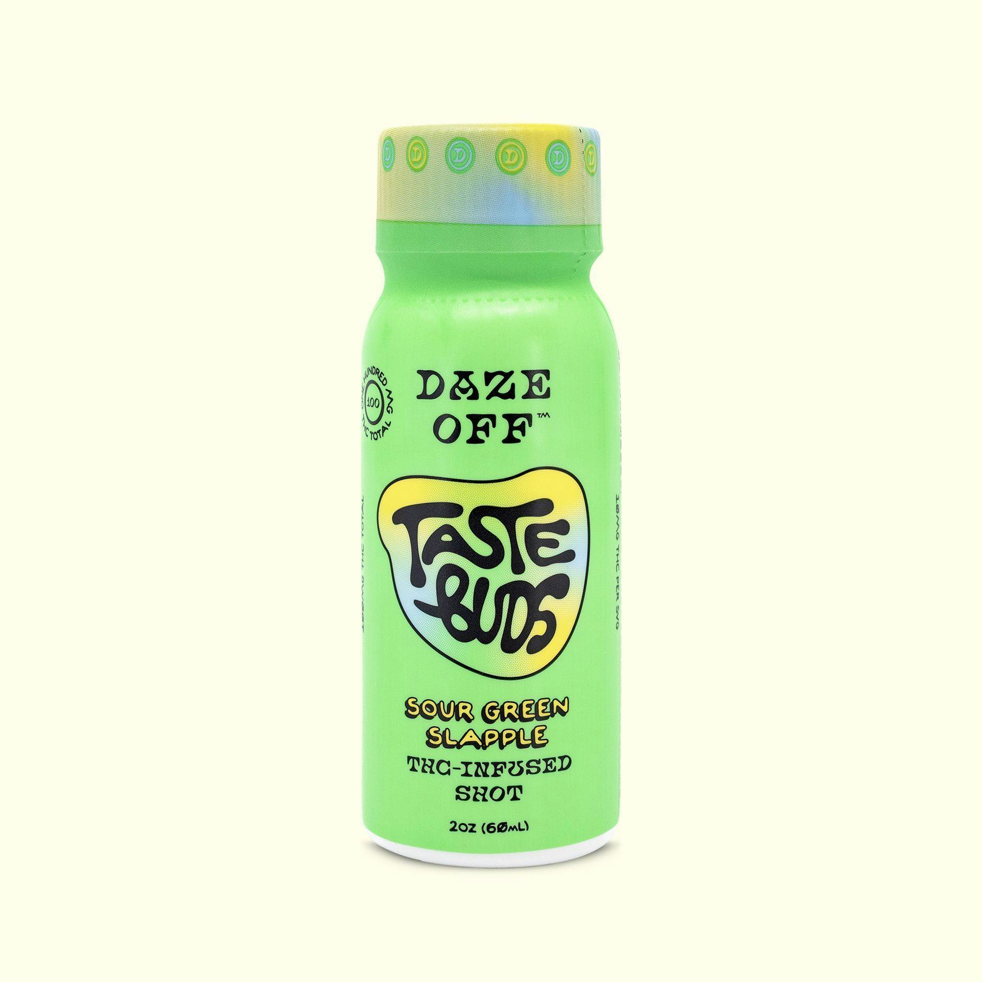 ★新品　パンダツイストバングル　ボトルグリーン　スナフジタ Taste Buds Shots Sour Green Slapple THC Infused Shots [2oz] - Daze Off