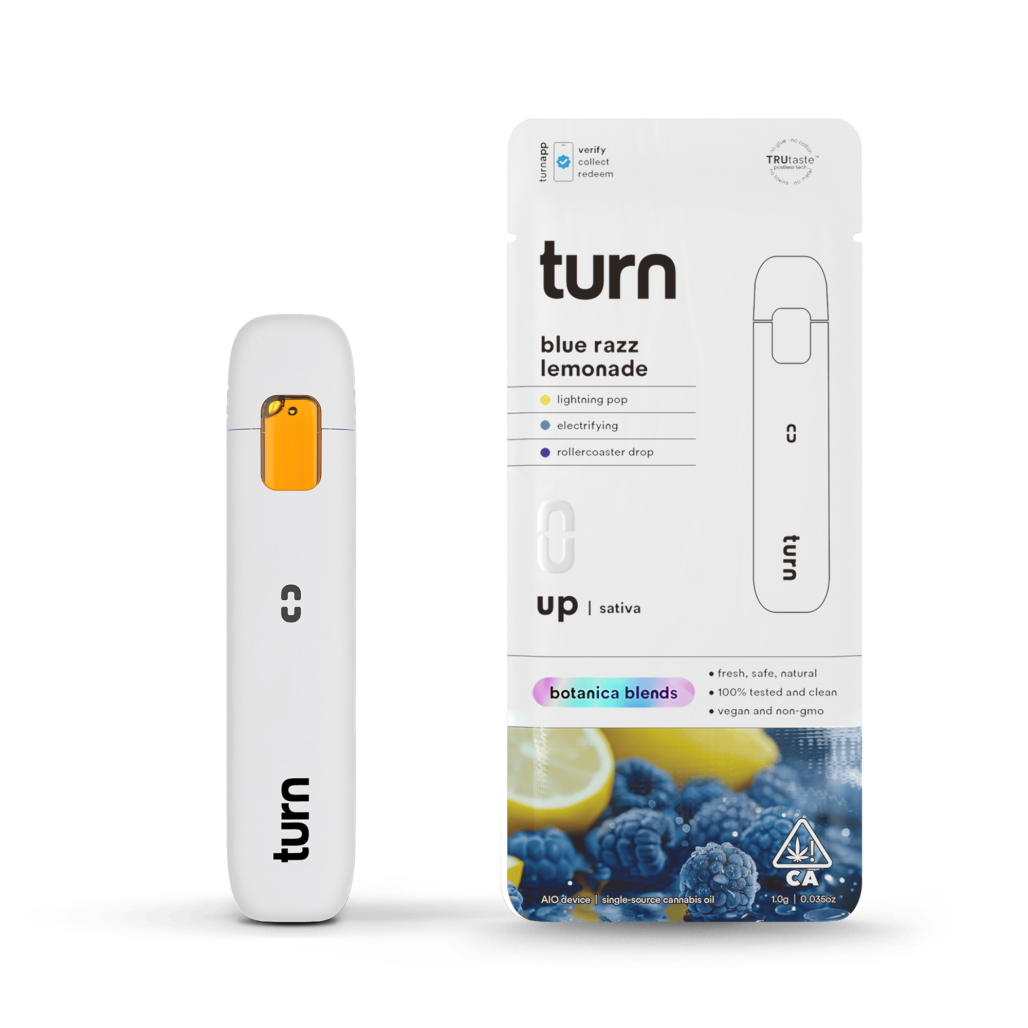 turn | Blue Razz Lemonade | Disposable | 1g - turn