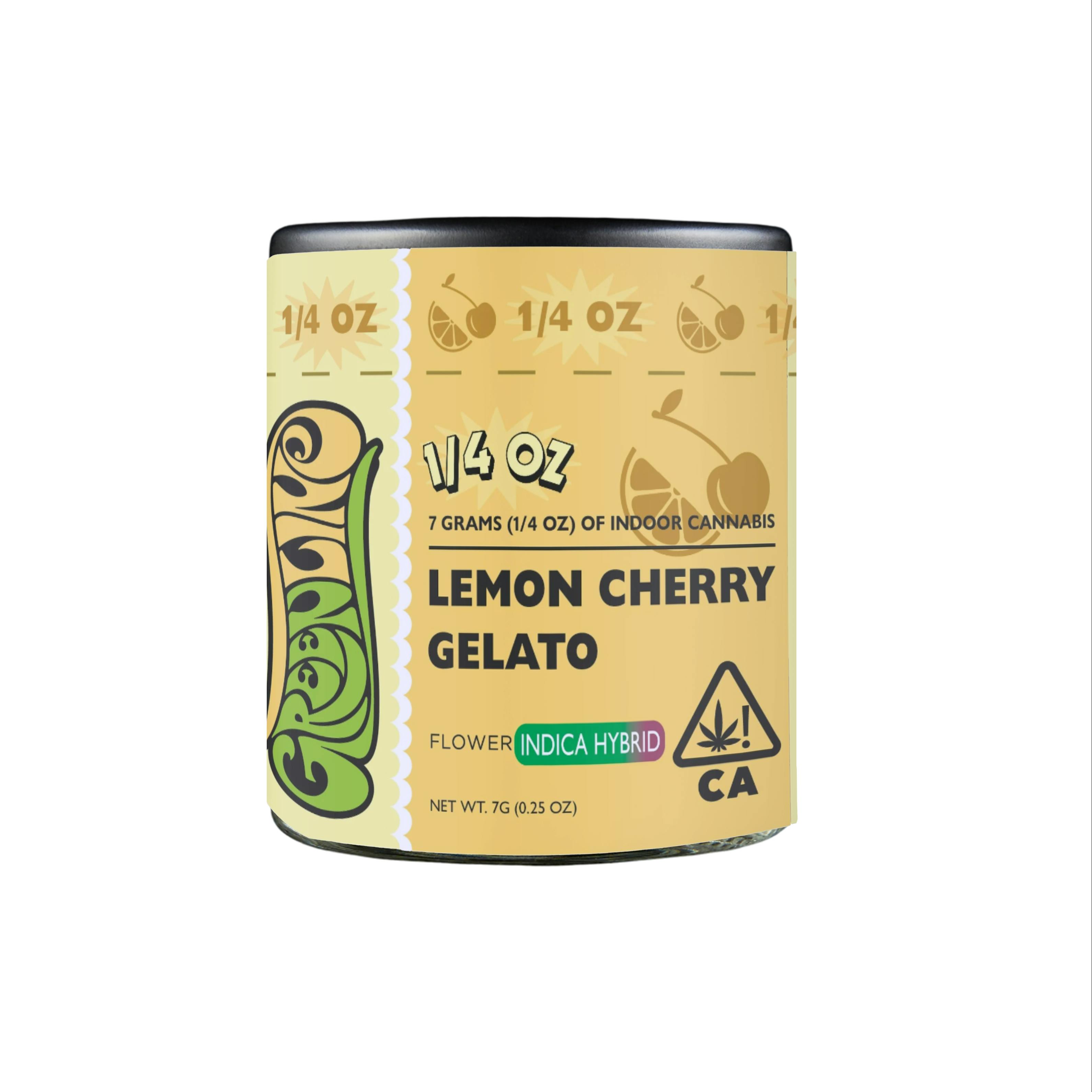 Lemon Cherry Gelato - 1/4 oz - Indoor - Indica Hybrid - 7g - Greenline