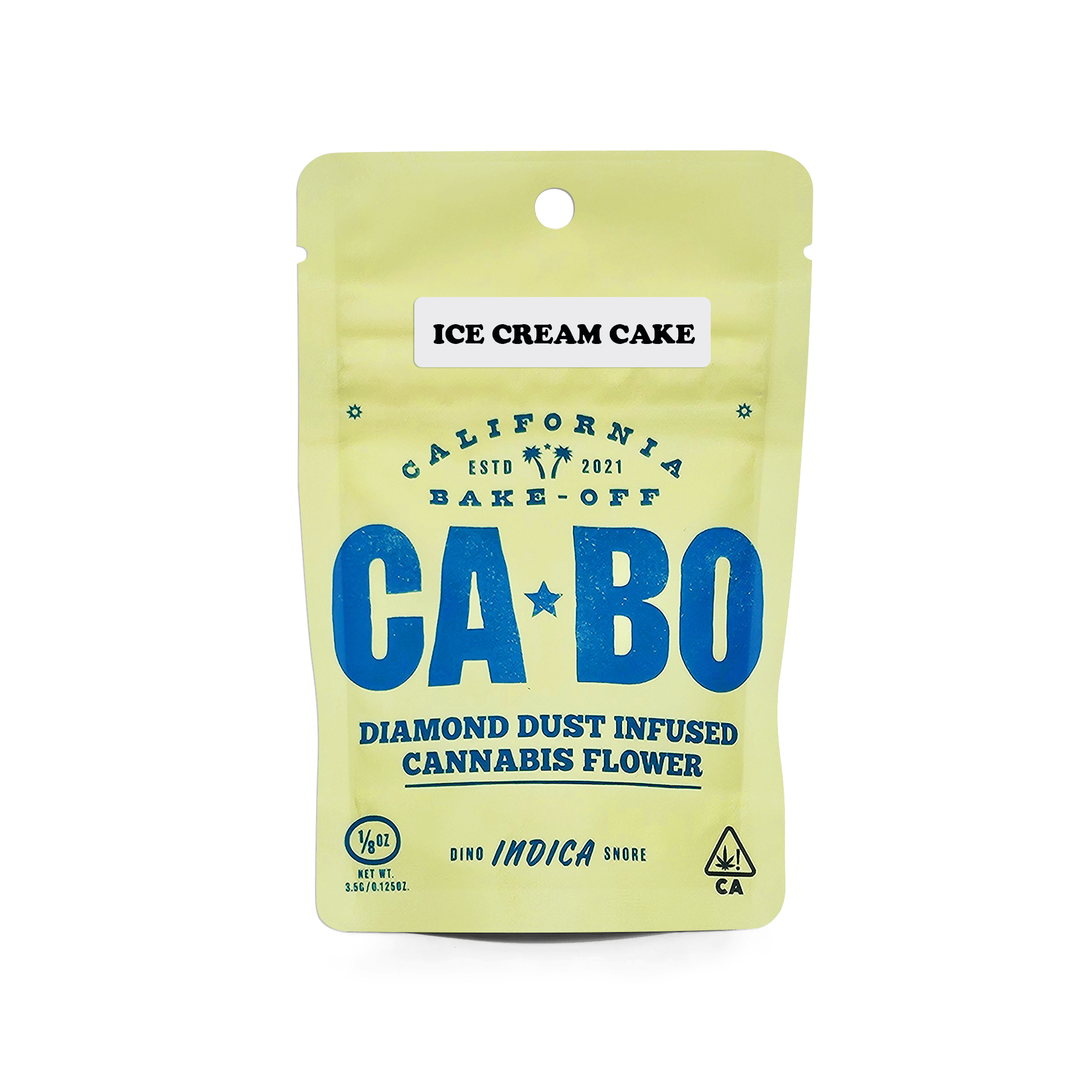 CABO Diamond Dust Infused 3.5g Flower - Ice Cream Cake - Indica - CABO