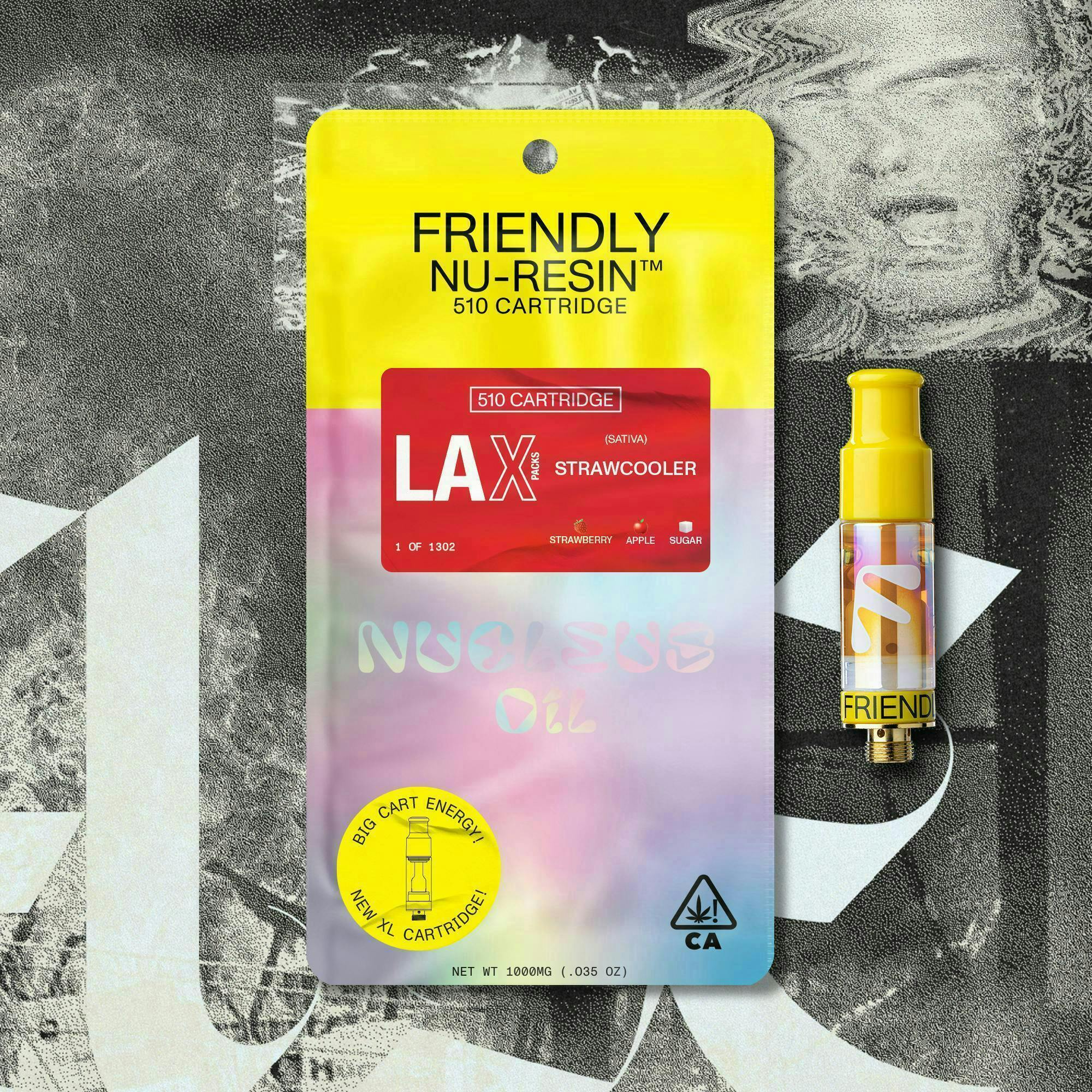 CRDB原液1g Friendly Brand x LAX Packs | Strawcooler | Cured Nuresin Cartridge