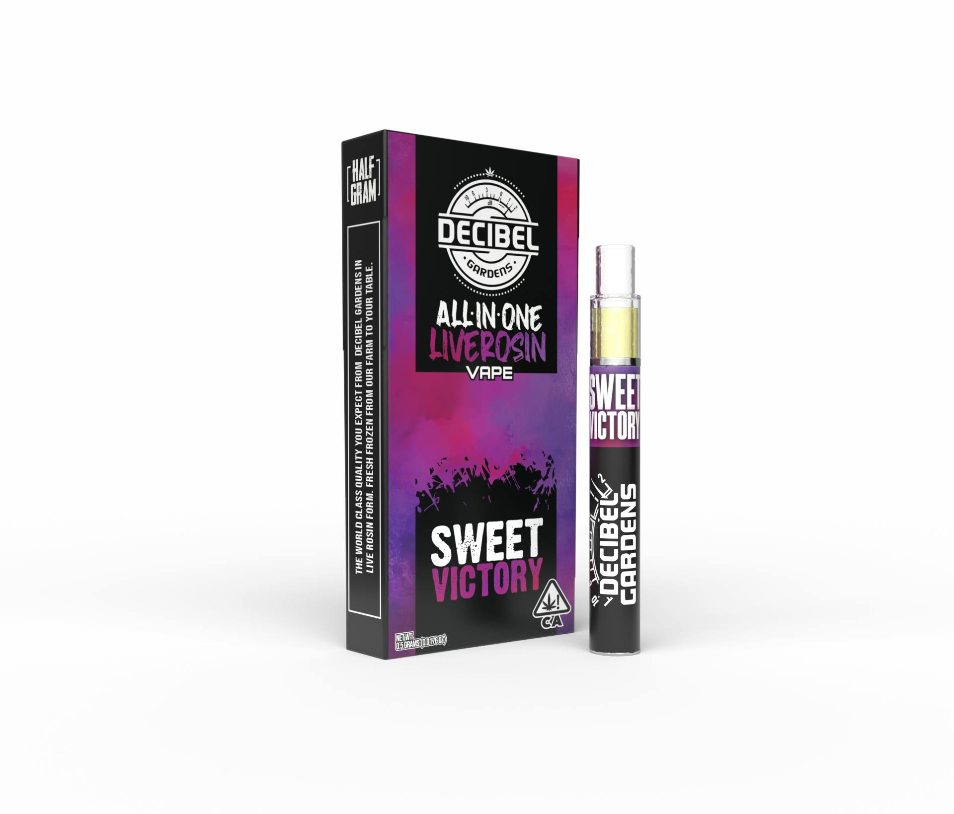 Sweet Victory - AIO Rosin (0.5g) - Decibel Gardens