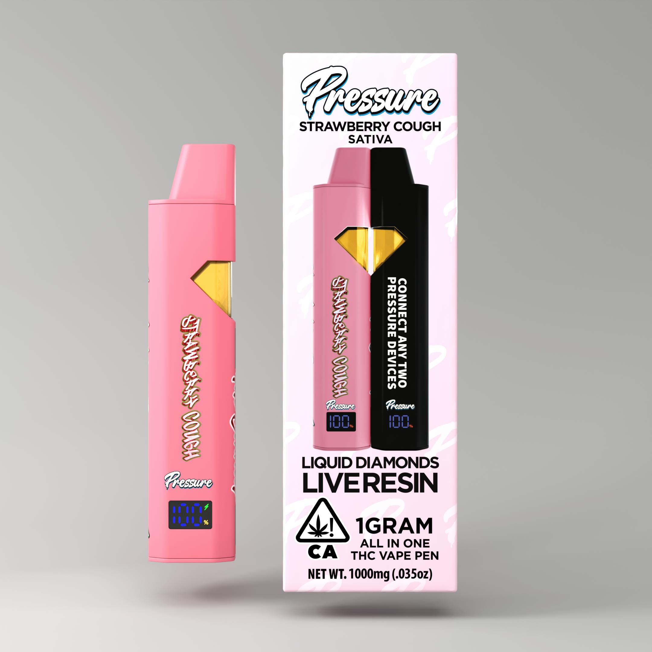 Pressure Extracts | Strawberry Cough | All In One | 1G