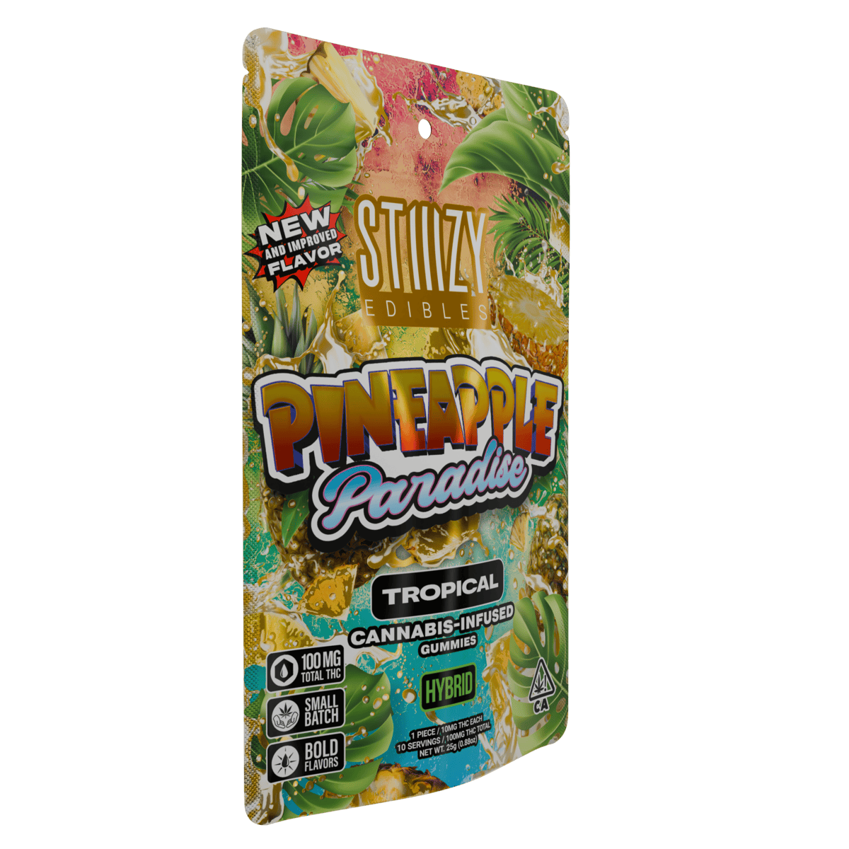 PINEAPPLE PARADISE - 100MG TROPICAL EDIBLES - STIIIZY