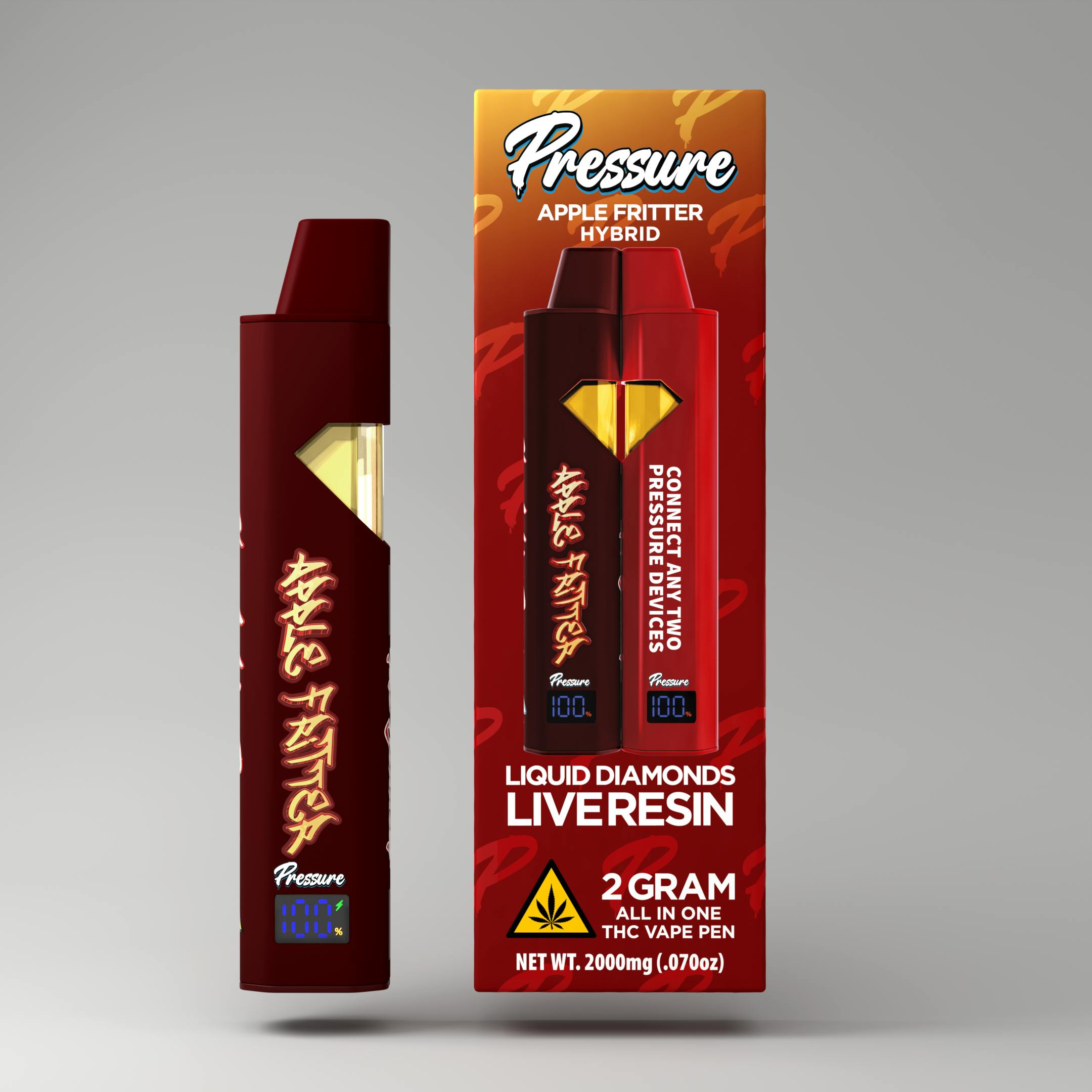 Pressure Extracts | Apple Fritter | All In One | 2G