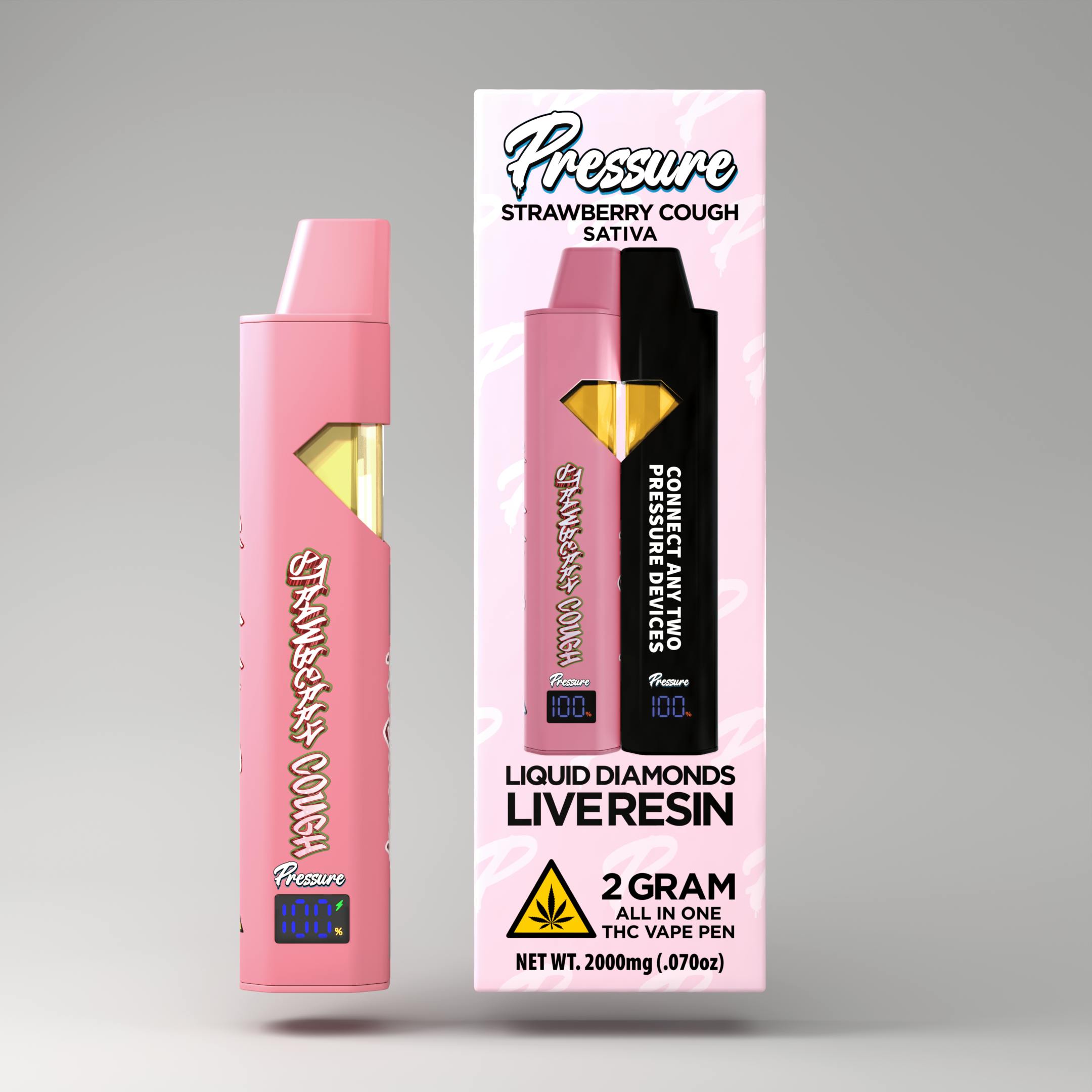 Pressure Extracts | Strawberry Cough | All In One | 2G - Pressure Extracts