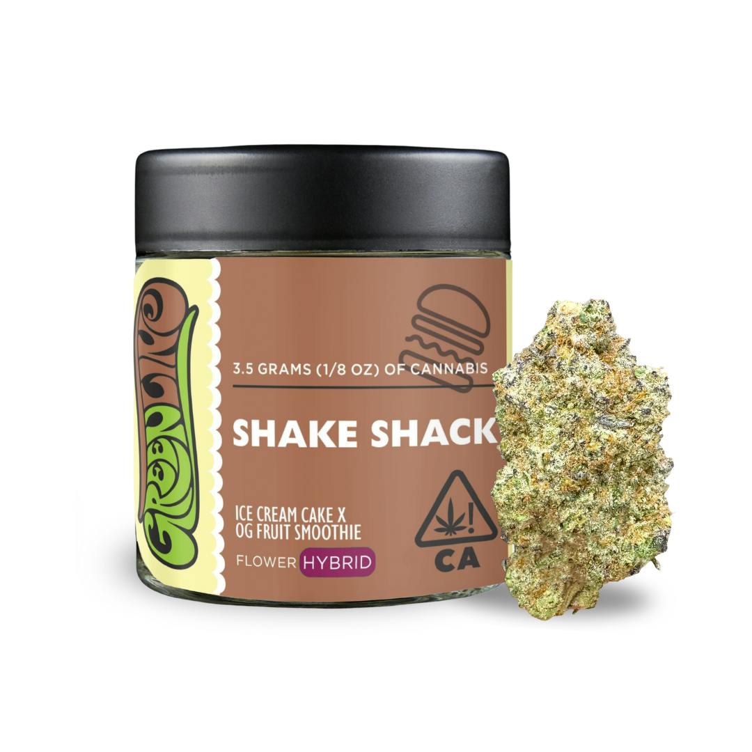 Shake Shack - 1/8 oz - Indoor - Indica Hybrid - 3.5g - Greenline