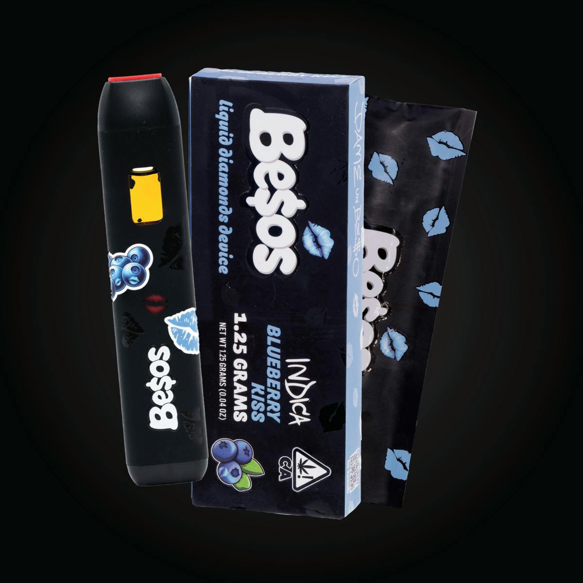 Besos | Blueberry Kiss | Live Diamonds Disposable | 1.25g - Besos