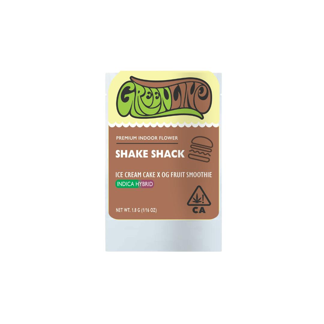 Shake Shack - 1/16 oz - Indoor - Indica Hybrid - 1.8g - Greenline