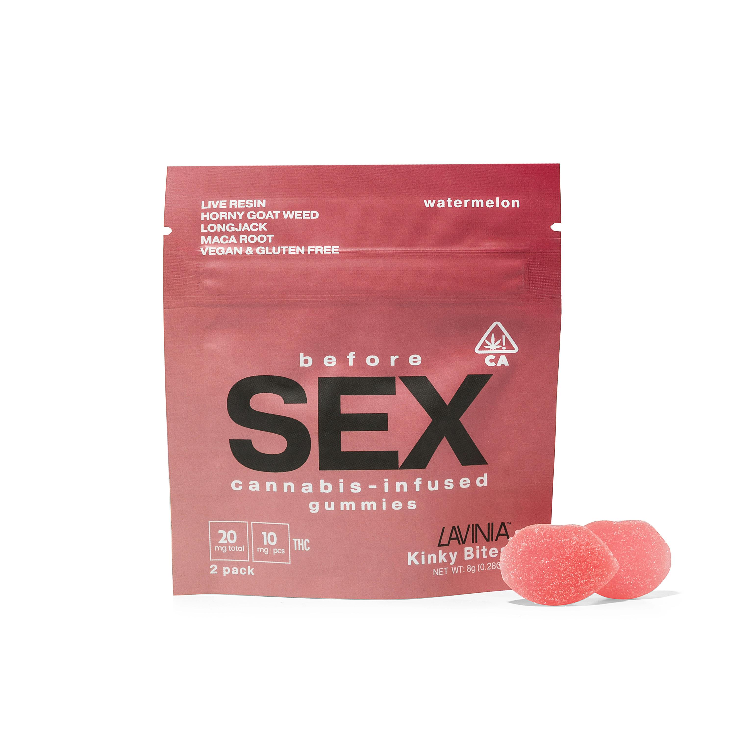 Kinky Bites – Watermelon (2-Pack, 20mg THC) - Lavinia