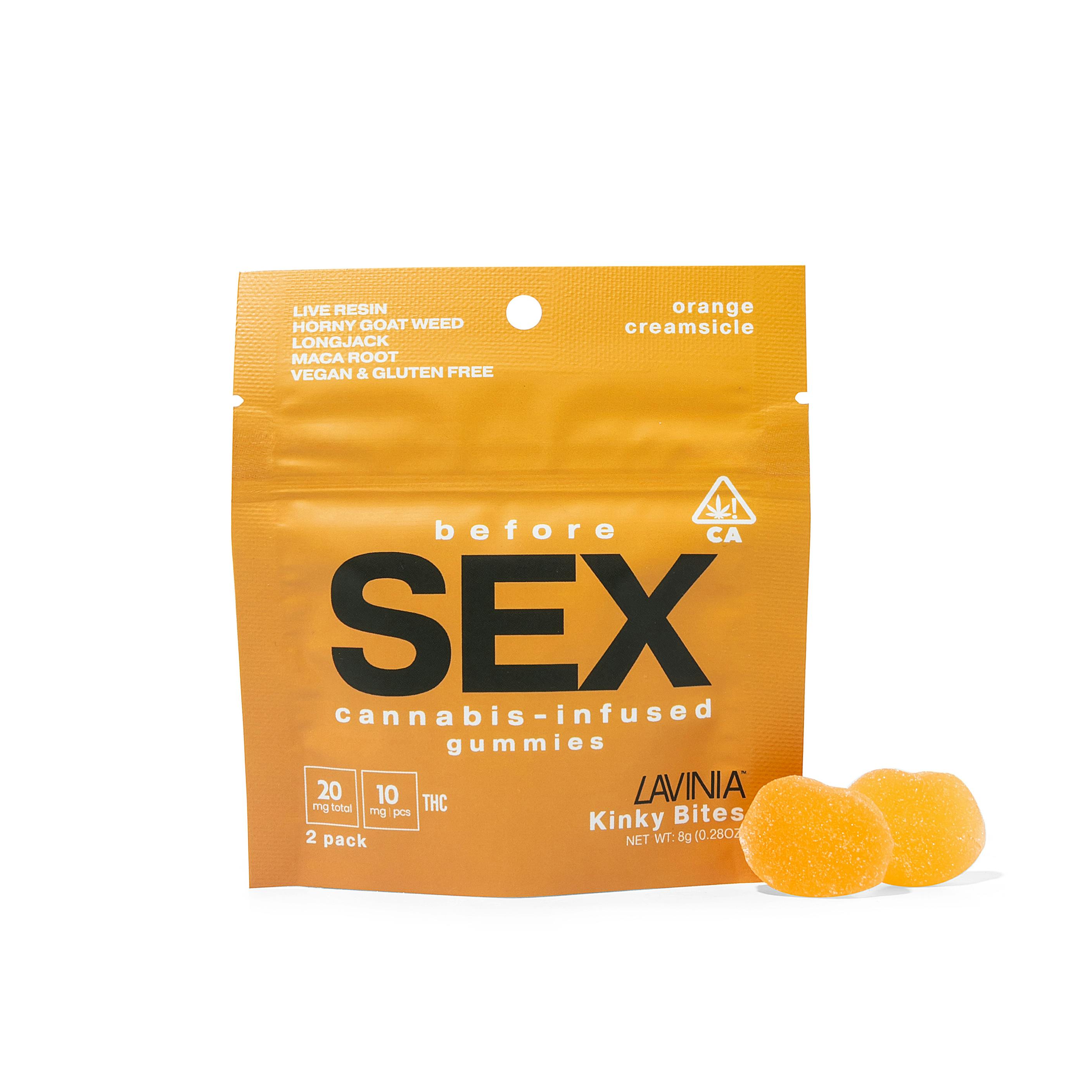 Kinky Bites – Orange Creamsicle (2-Pack, 20mg THC) - Lavinia