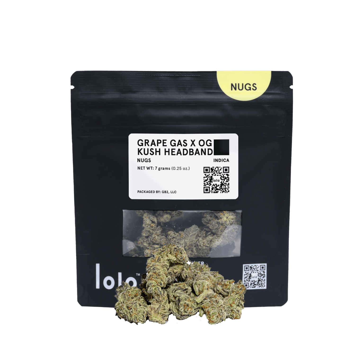 lolo | Grape Gas + OG Kush Headband | Indoor Nugs | 7g - lolo