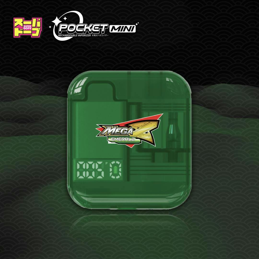 Pocket Mini Vape - MEGA Z Emerald (1g) - Super Dope