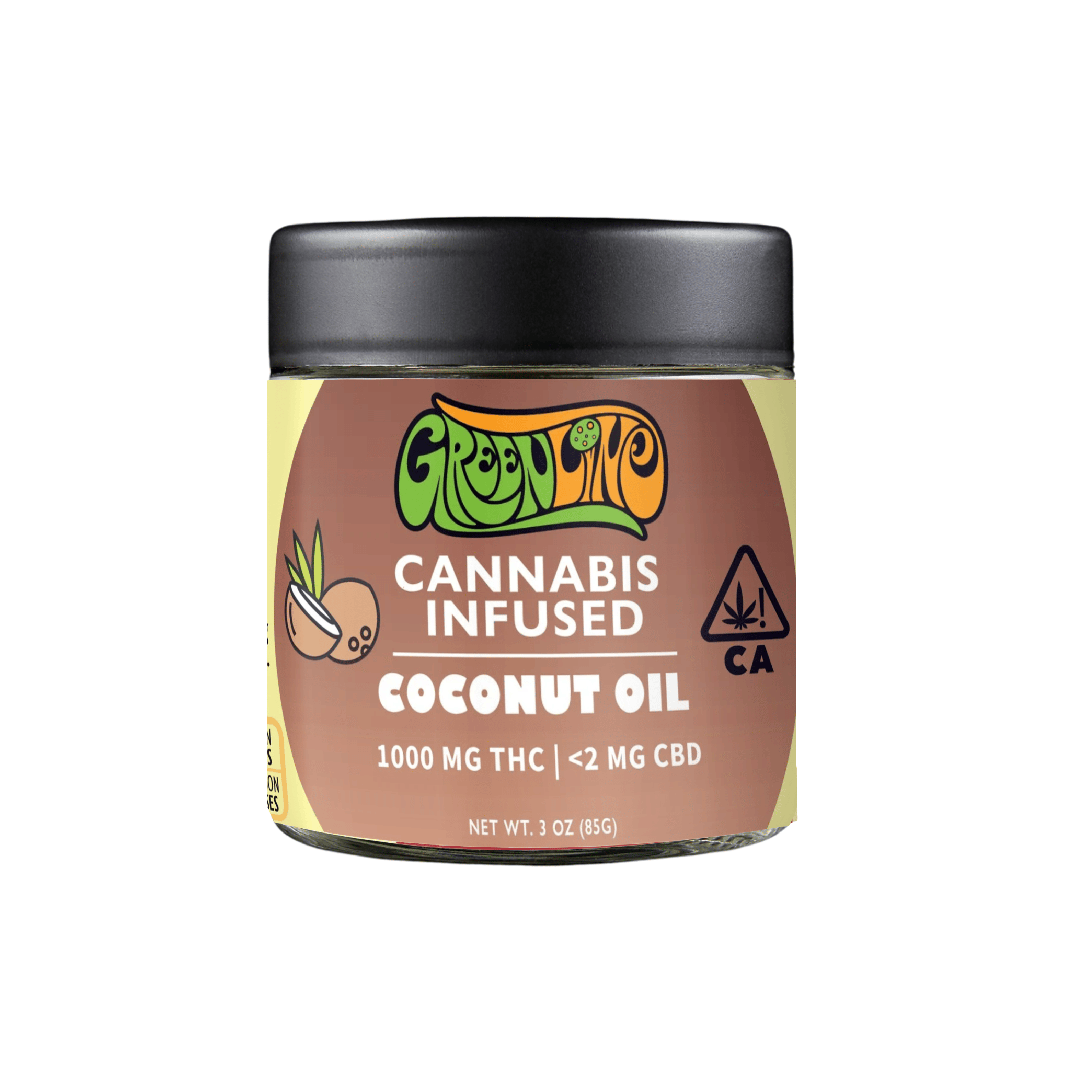 Coconut Oil - 1000mg THC - Greenline