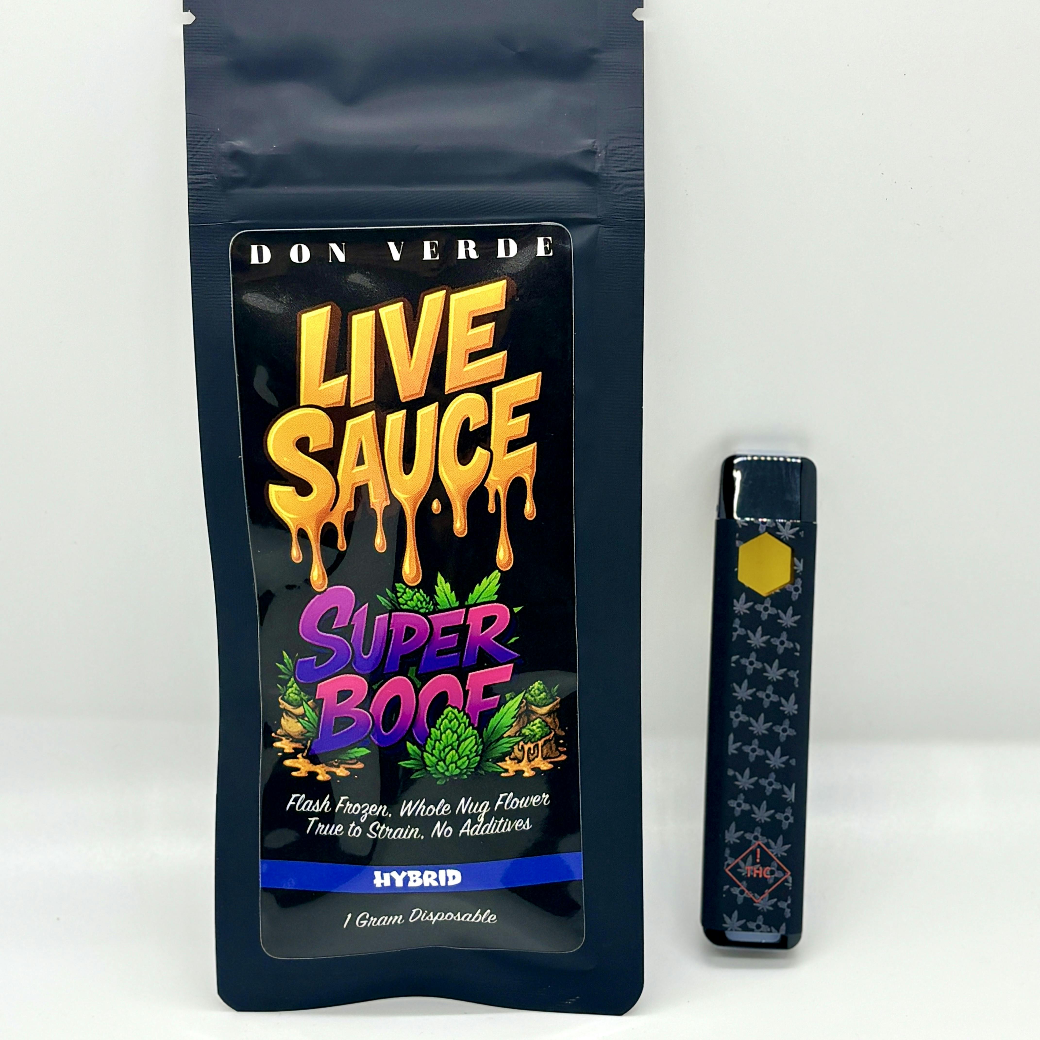 rythm live sauce disposable vape pen Cake A Disposable Vape 7g