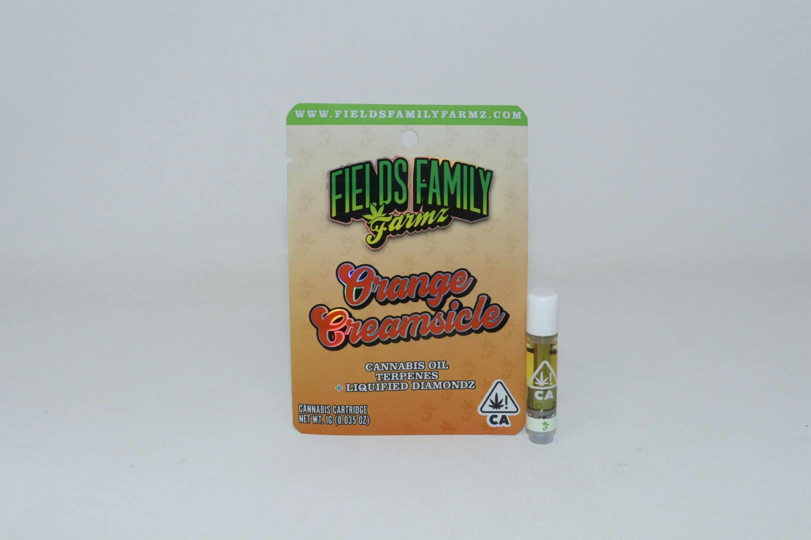 グレープフルーツOG SATIVA カリフォルニア産 テルペン 20ml Orange Creamsicle 1g Liquified Diamondz THC-A-Cartridge - Fields