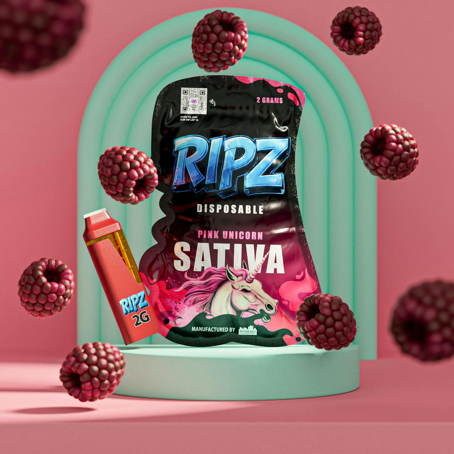Ripz | Pink Unicorn | Disposable | 2g - Ripz