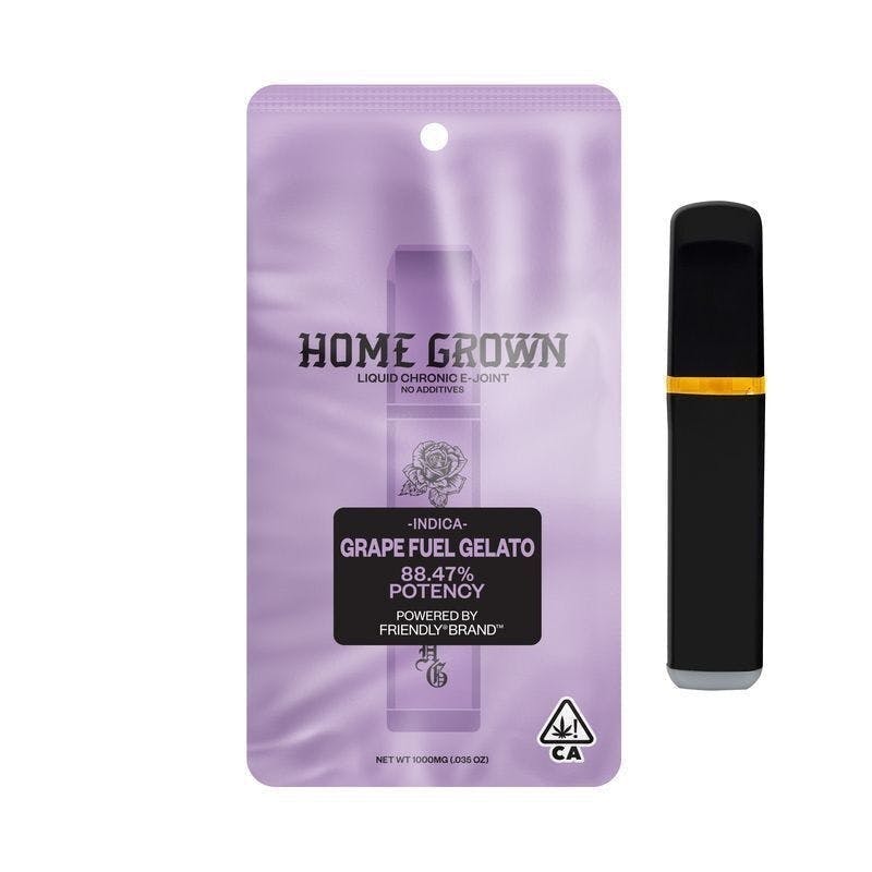 Home Grown | Grape Fuel Gelato | Cured Resin AIO Disposable | 1g - Home  Grown