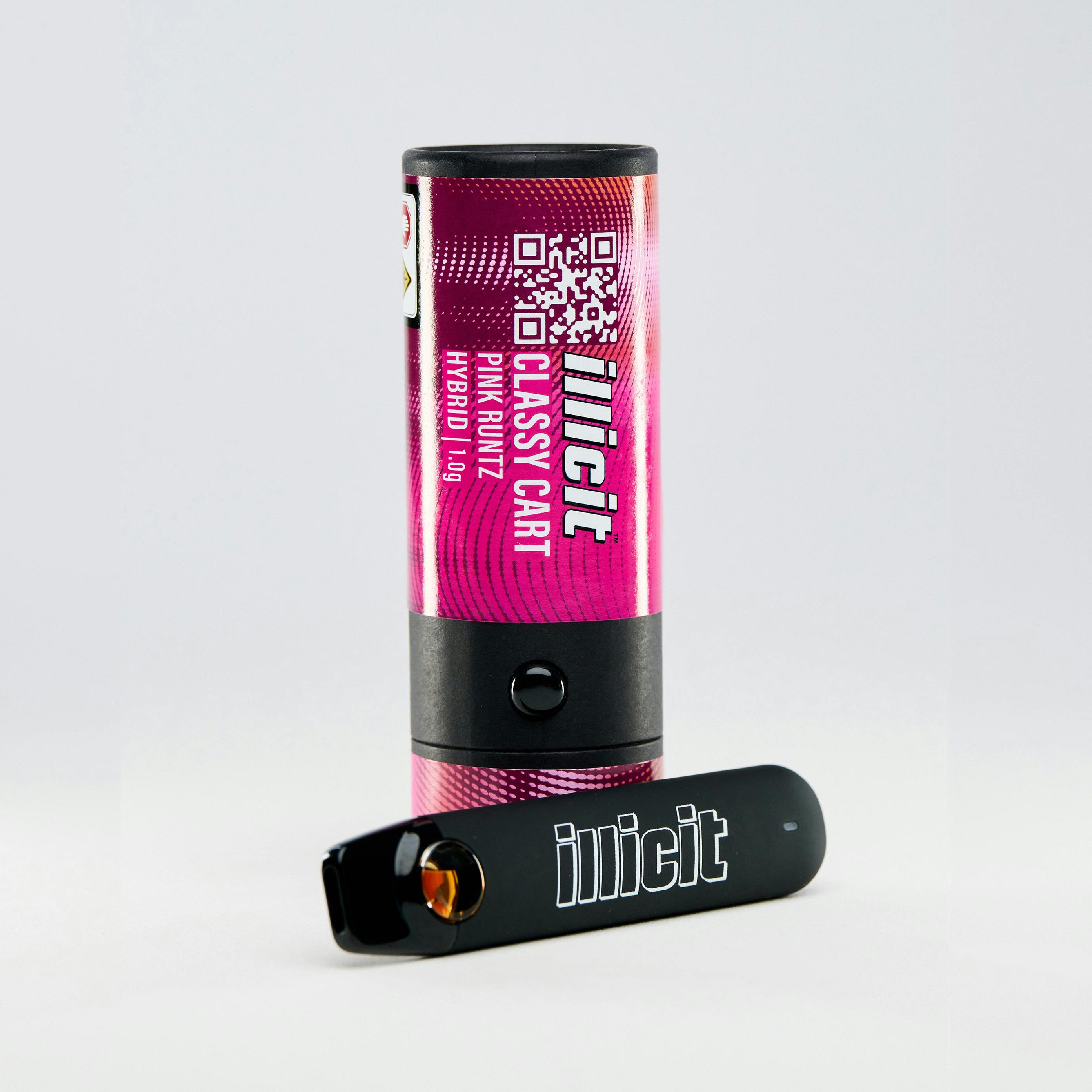 Pink Runtz 1g Disposable Classy Cart