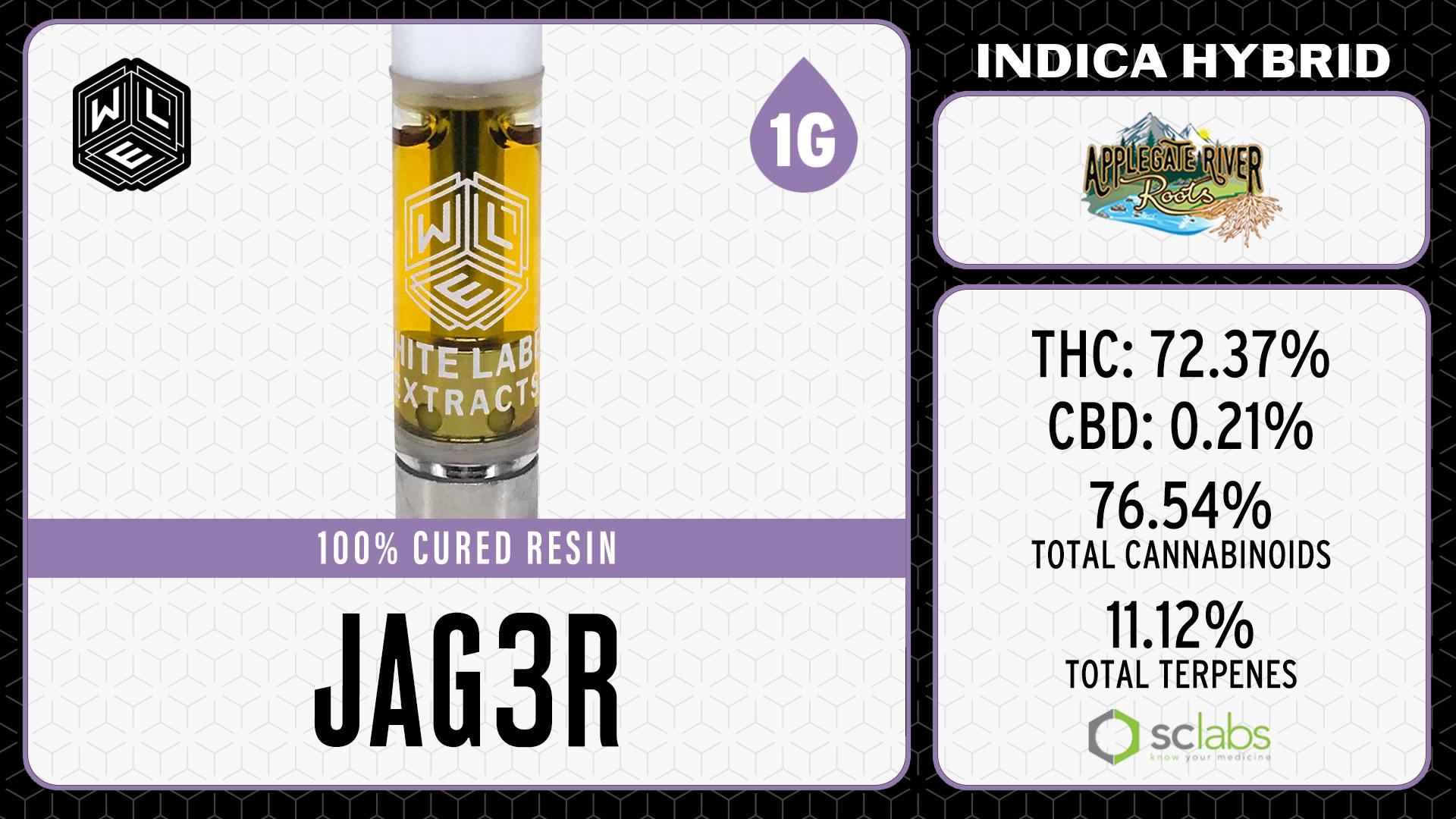 cbd vape jäger Iguana Pod Pocket CBD AK-47 Broad Spectrum| Iguana Smoke main image 1