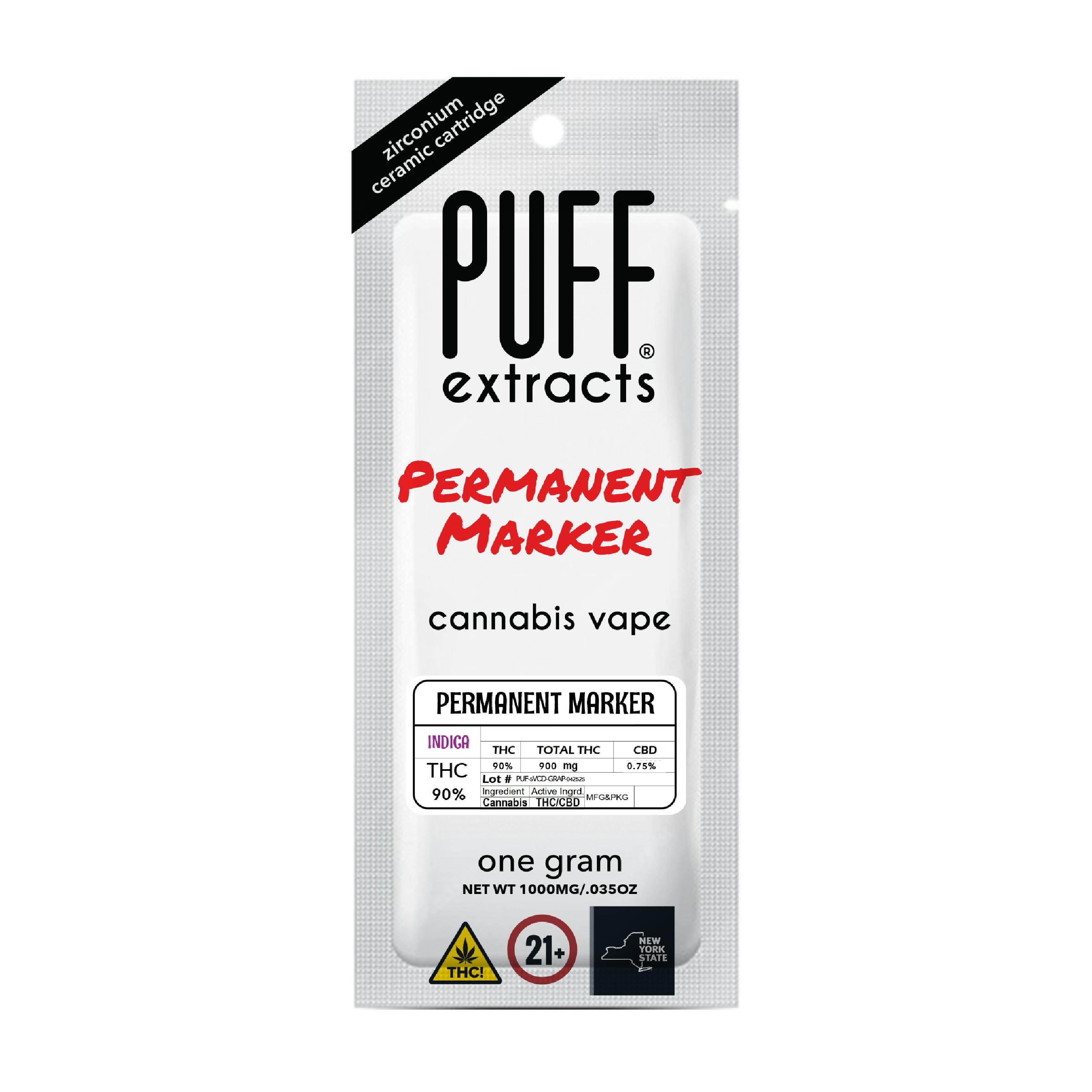 Permanent Marker - vape cartridge [1g] - PUFF