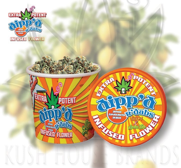 Dipp'd N Dabs - Infused Flower - GG#4 - 3.5g - Kush House Brands