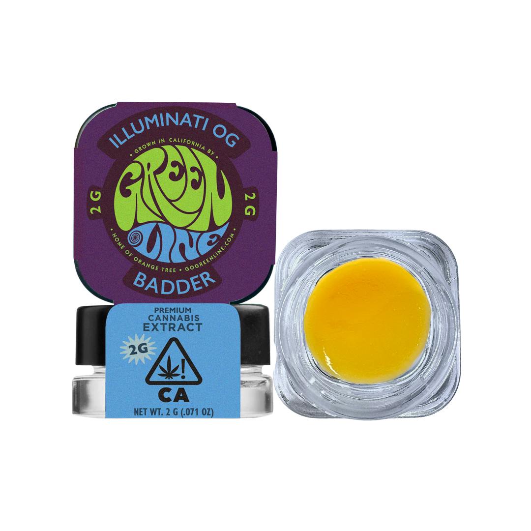 Illuminati OG - Badder - Extract - Indica - 2g - Greenline