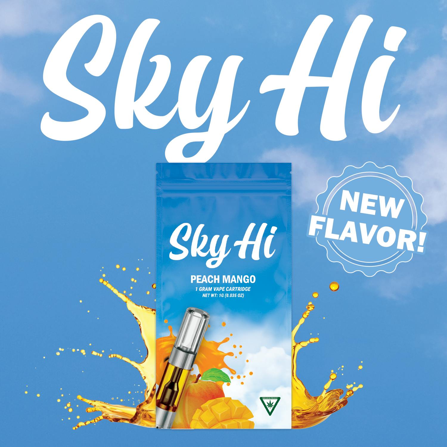 Sky HI | Peach Mango 1g Cartridge