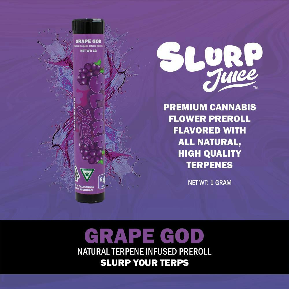 slurp juice vape Slurp Juice | Grape God | 1G Terp Infused PR