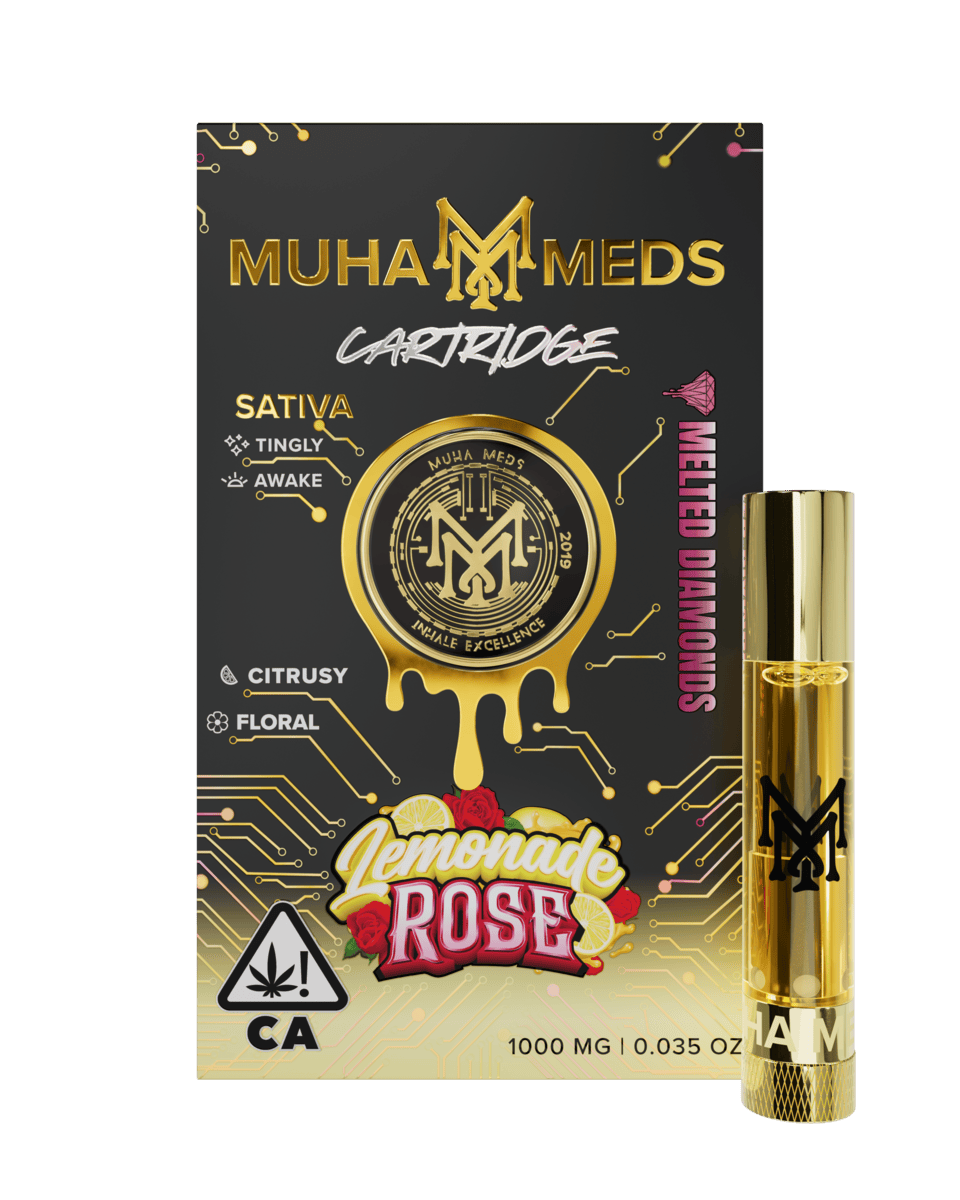 elfbar elfa master akku Muha Meds | Lemonade Rose | 3rd Gen Cartridge | 1g