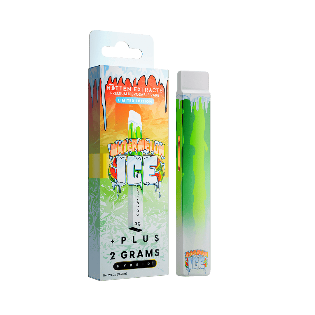 watermelon ice vape disposable Mitten Extracts | Watermelon Ice | Plus Disposable | 2g