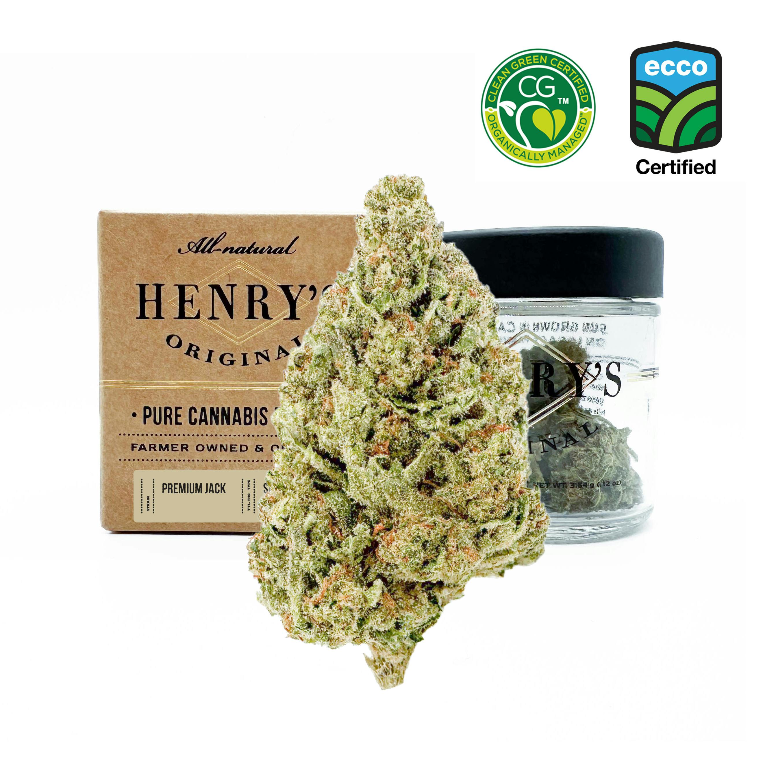Henry's Original | Premium Jack | Jar Big Buds | 3.5g - Henry's