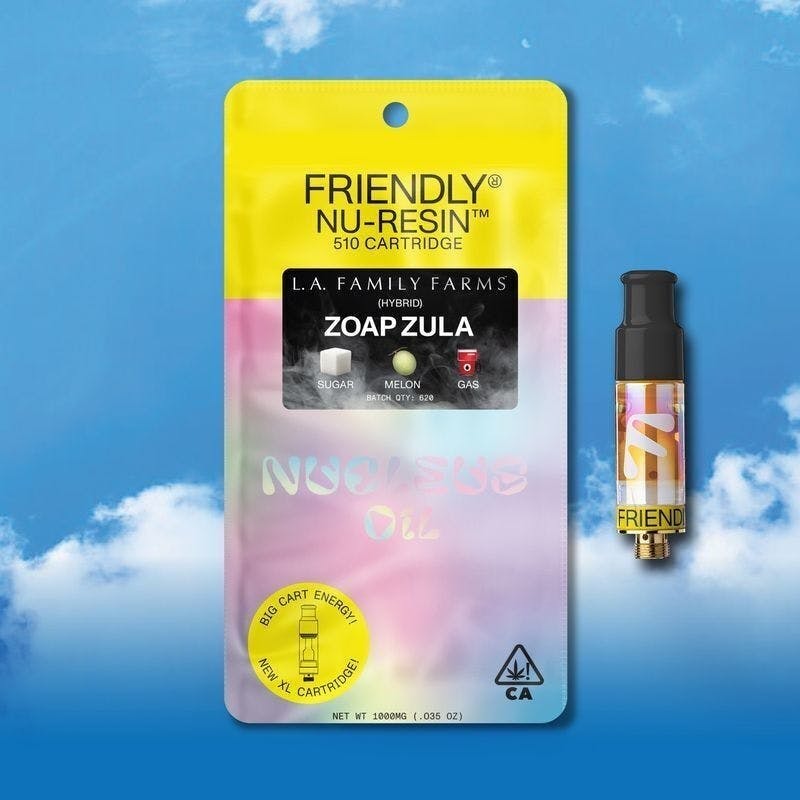 Friendly Brand x L.A.F.F. | Zoap Zula | Cured Nuresin Cartridge