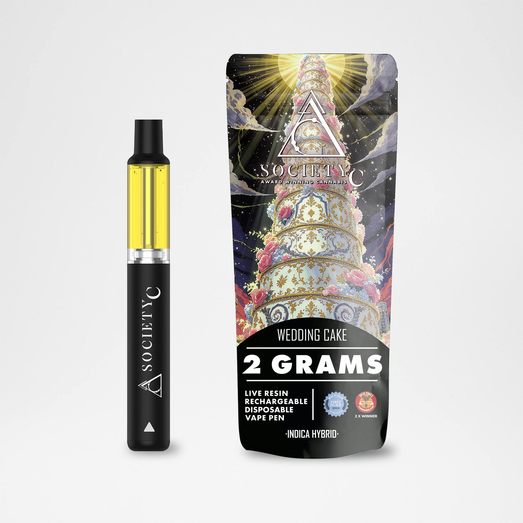 Society C - Wedding Cake - 2g Live Resin Disposable Vape - Society C