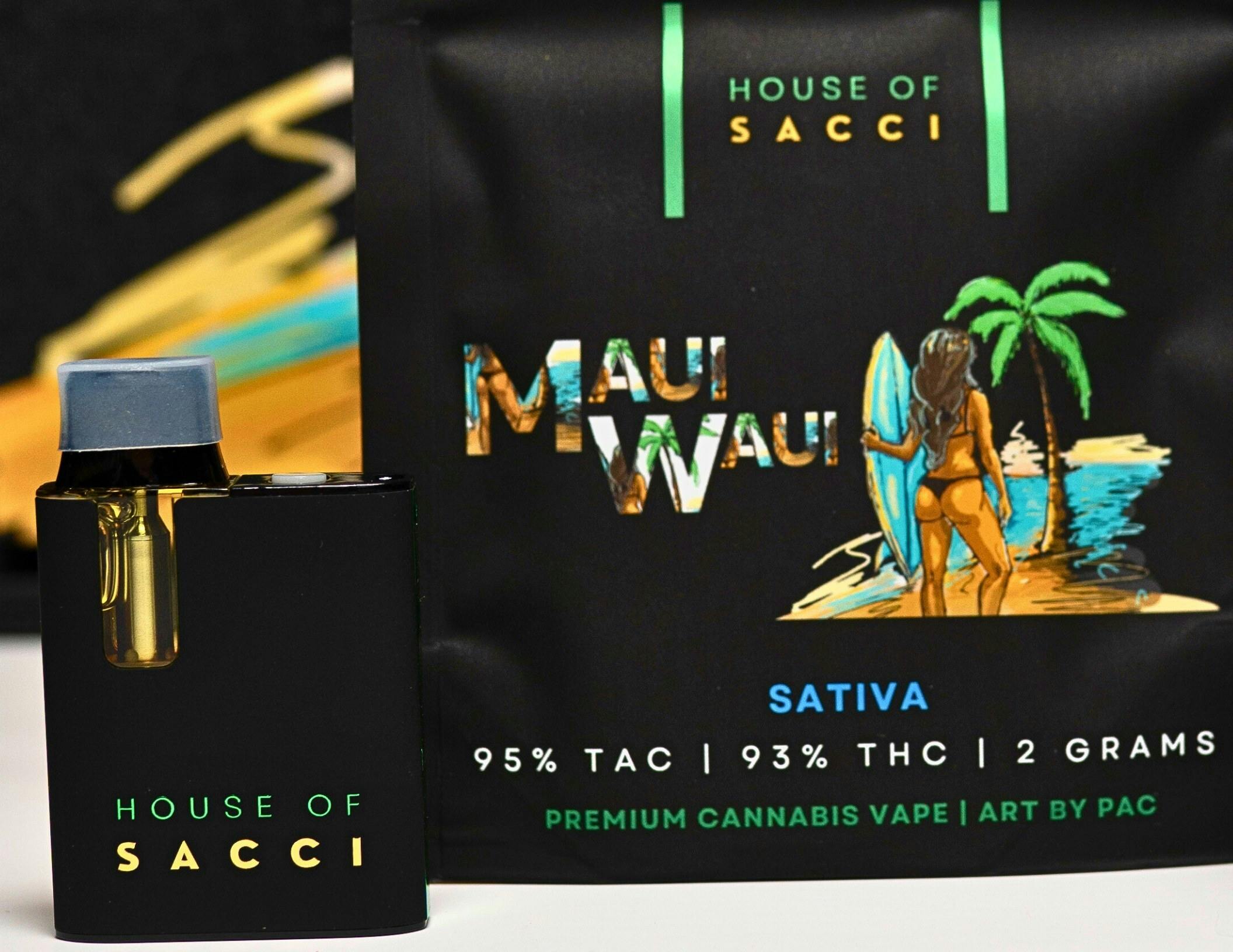 MAUI WAUI 2G PREMIUM SATIVA CANNABIS VAPE