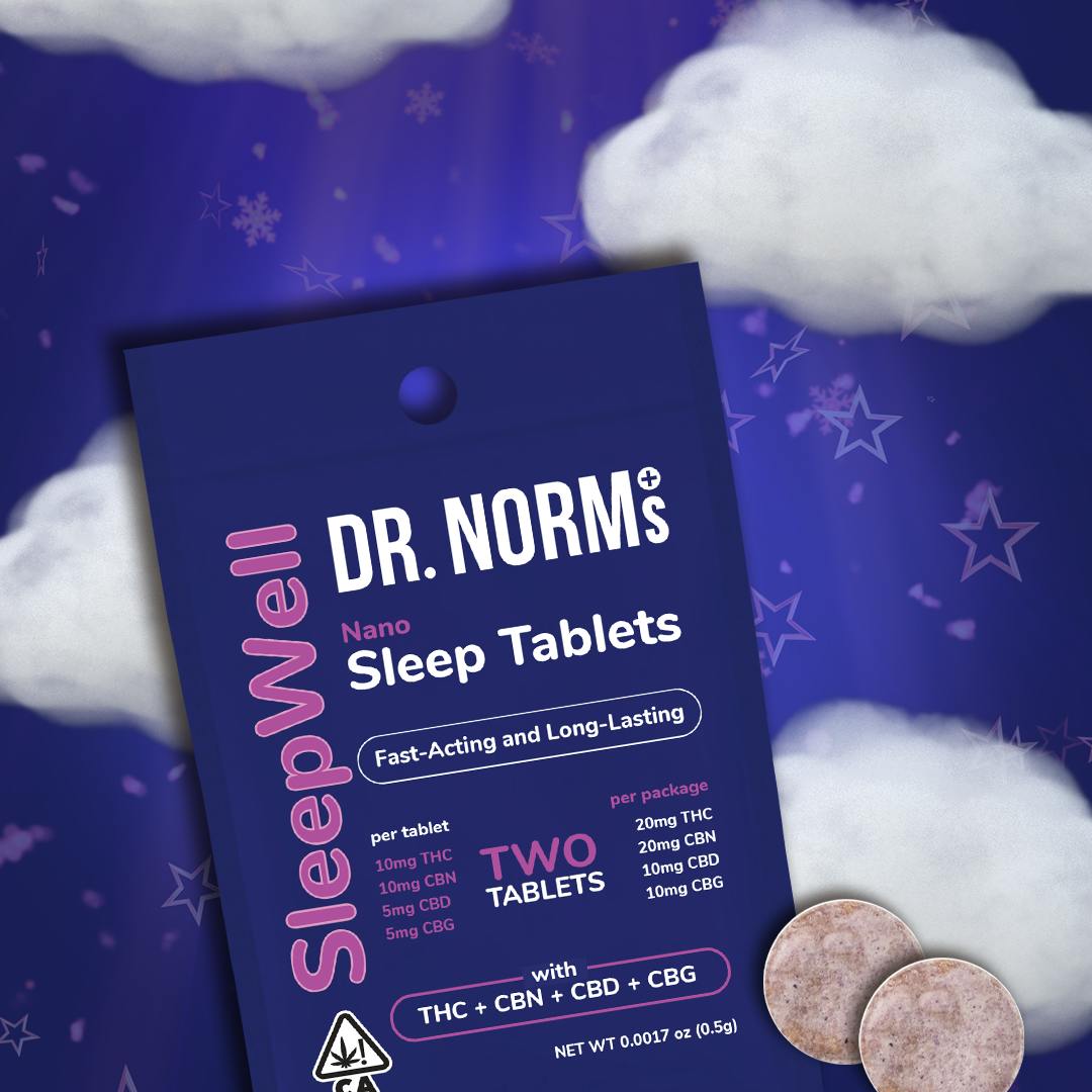 VOLUMES VIA & no sleep 2枚セット SleepWell Sleep Tablets 2 Pack - Dr. Norm's