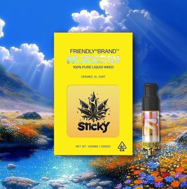 Friendly Brand x Sticky | Jack Herer | Live Nuresin Cartridge | 1g