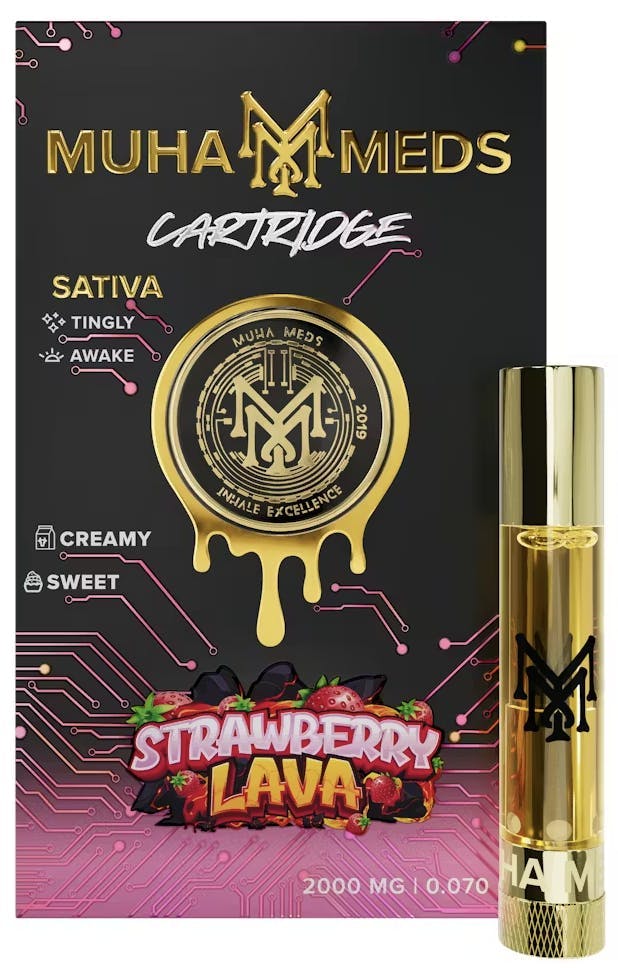 MI Muha Meds | Strawberry Lava | Cartridge | 2g