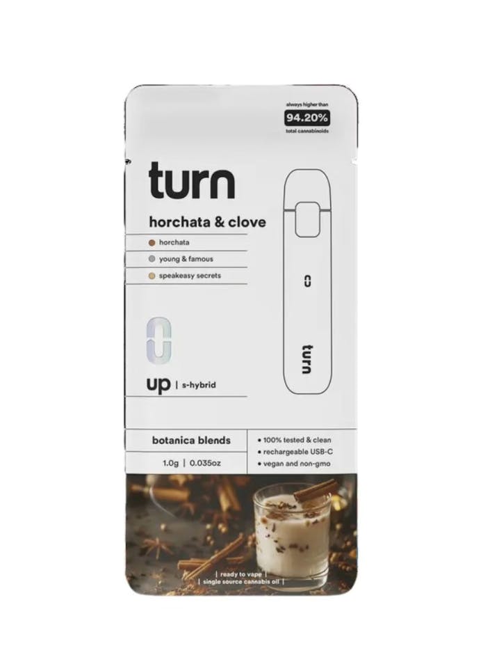 turn | Horchata & Clove | Disposable | 1g