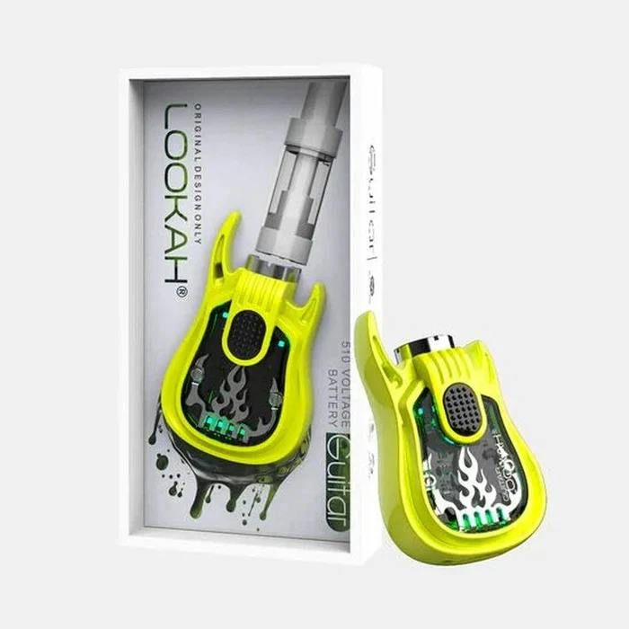 Lookah Guitar Vape Battery- Neon Green