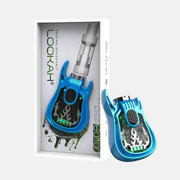 Lookah Guitar Vape Battery- Blue