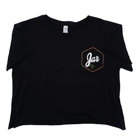 JAR Women's Black Crop T-Shirt