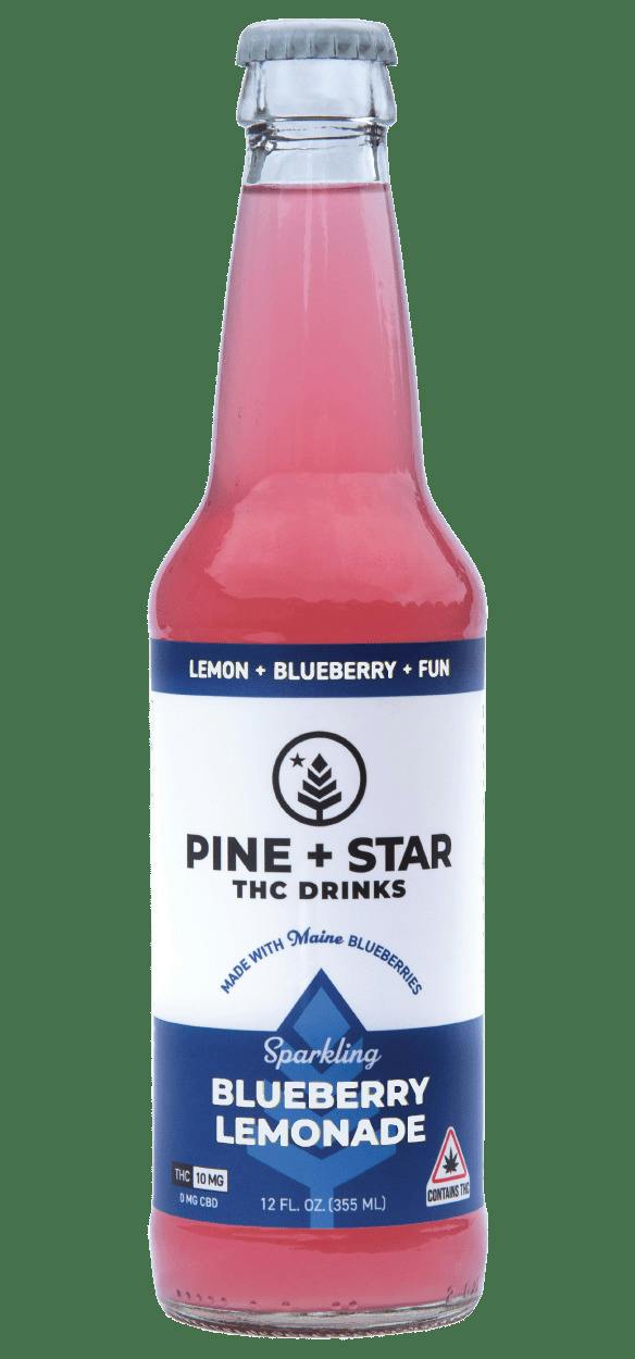 Pine + Star - Drink Sparkling Blueberry Lemonade at JAR Cannabis Co. Dispensary - Carrabassett (Sugarloaf)