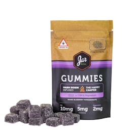 JAR New Gummies Hash Rosin - Blueberry Pomegranate Indica 200mg 20 pk