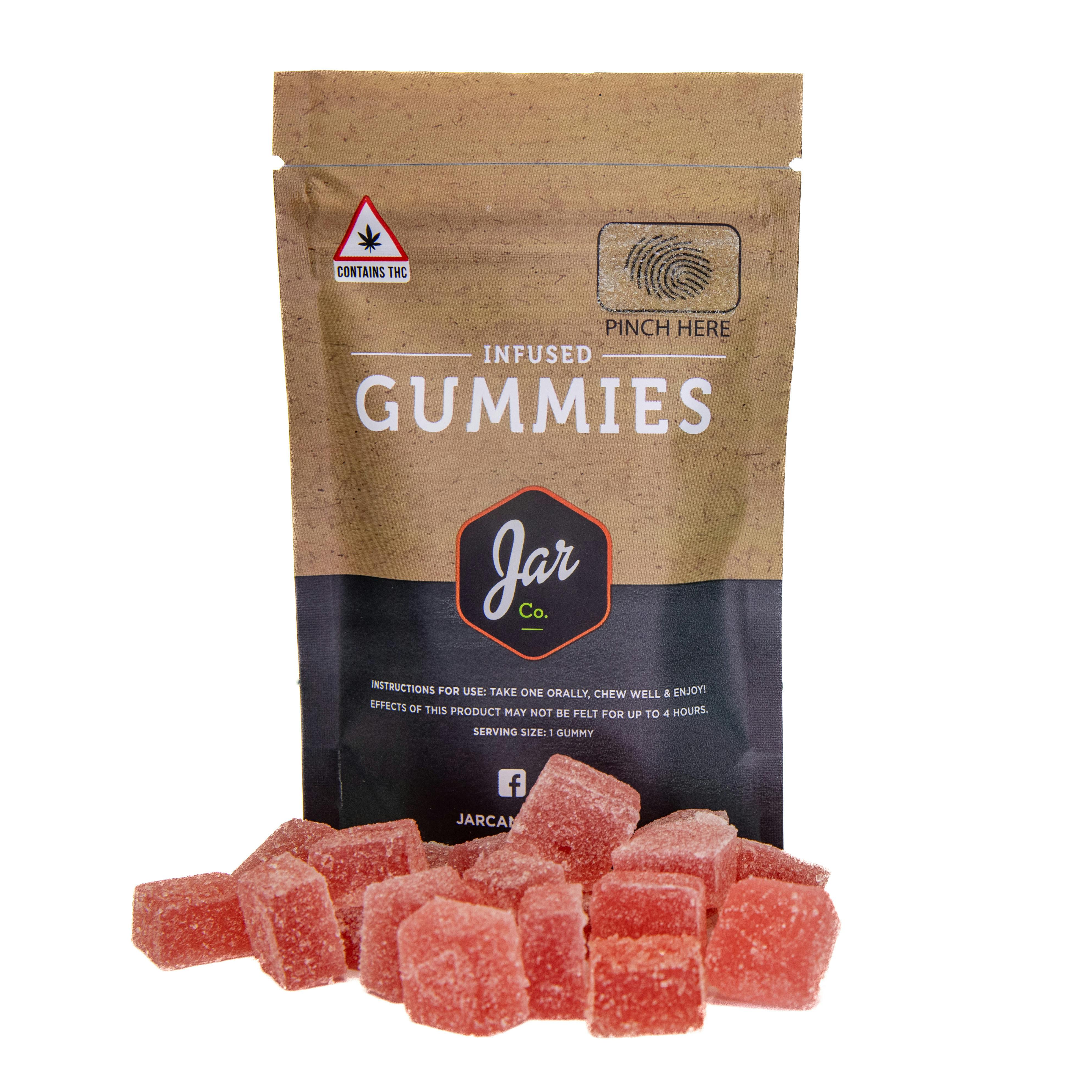 Pink Lemonade Gummies - 100mg ( 5mg / piece ) at JAR Cannabis Co. Dispensary - Carrabassett (Sugarloaf)