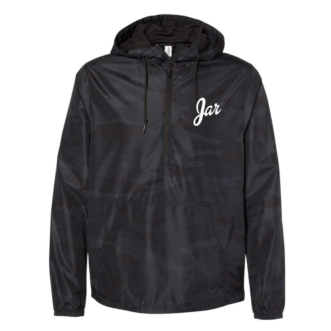 JAR Black Camo Lightweight Windbreaker 2XL