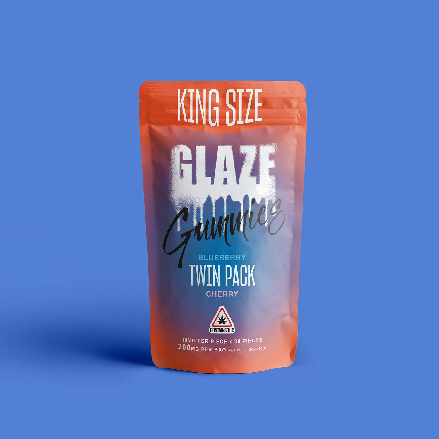Glaze - Gummies Cherry / Blueberry Twin Pack
