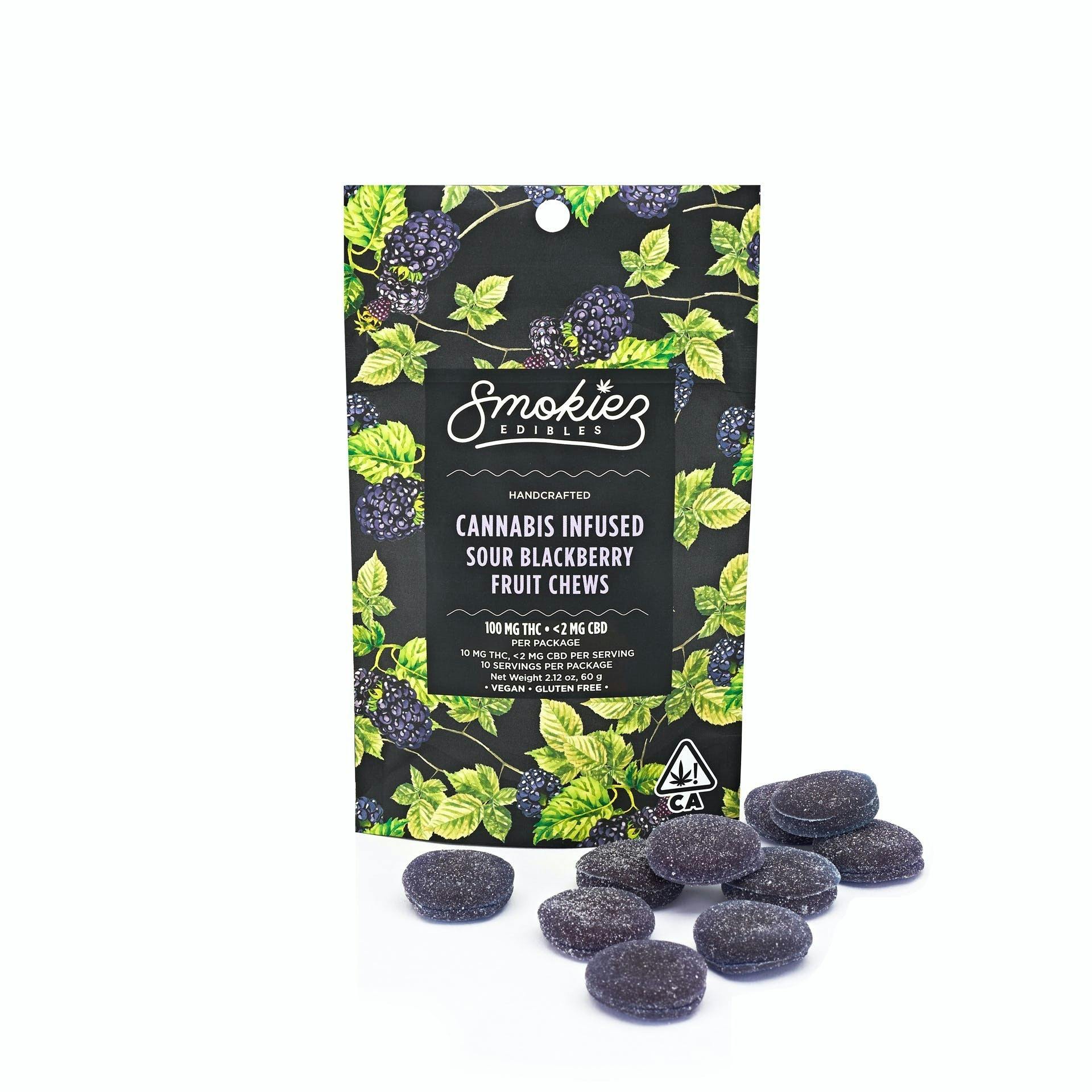 SMOKIEZ - — Sour Blackberry Fruit Chews
