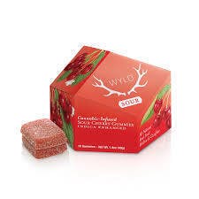 WYLD - Sour: Sour Cherry Gummies 100mg