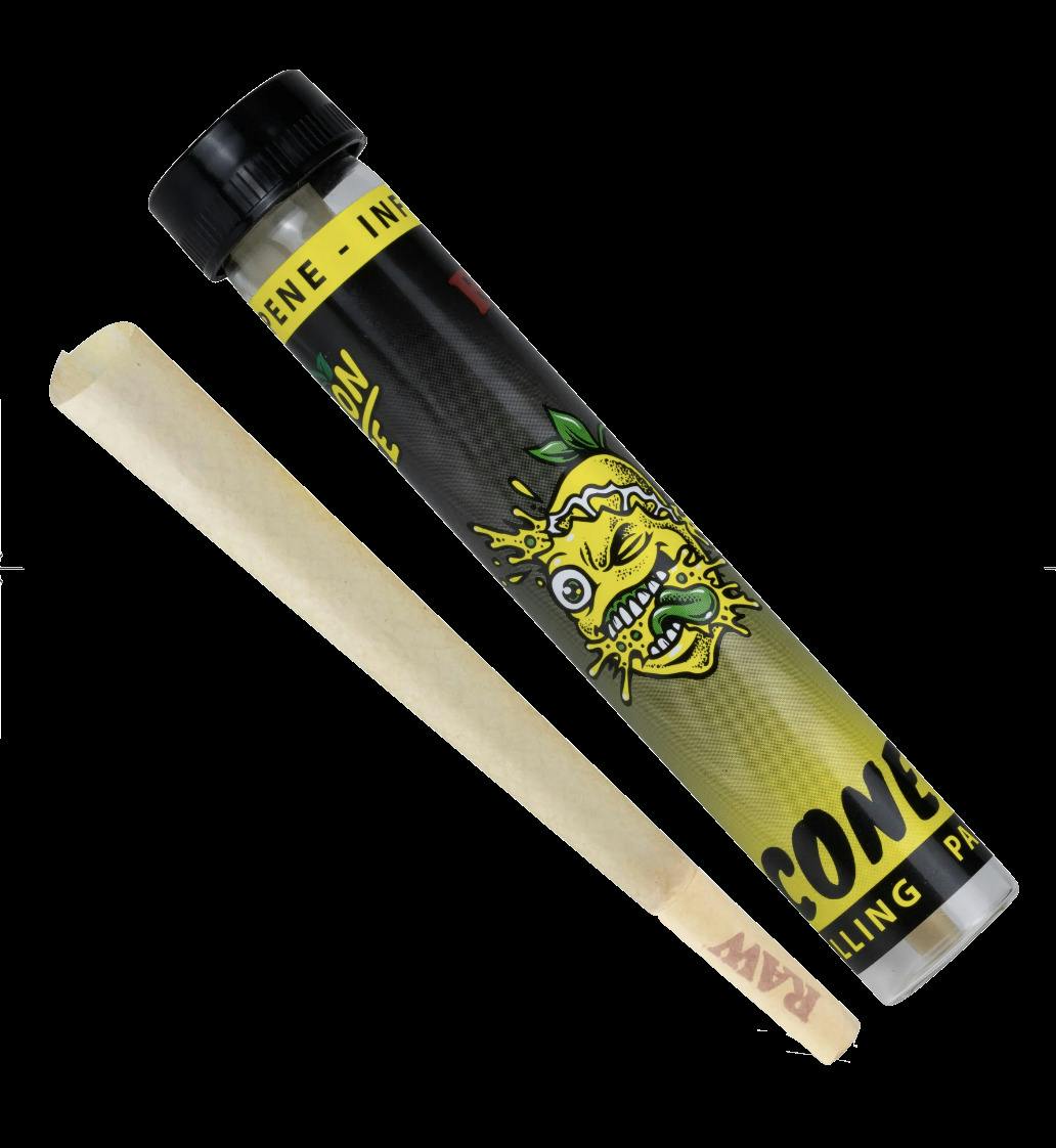 RAW - Lemon Tree Terpene Infused King Size Cones - 1 Pack